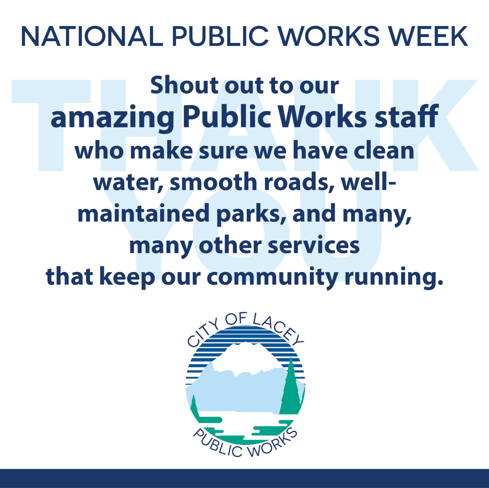 National Public Works week