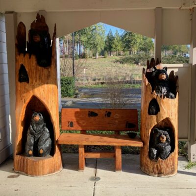 Bears on a Bench